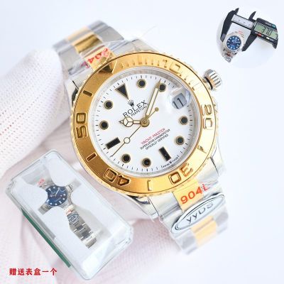 YYDS Factory ROLEX OT3 Stainless Steel White Blue Grey Gold 37MM Watch